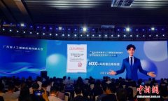 大会合中宣介广东省人工智能科技、人才、财产
